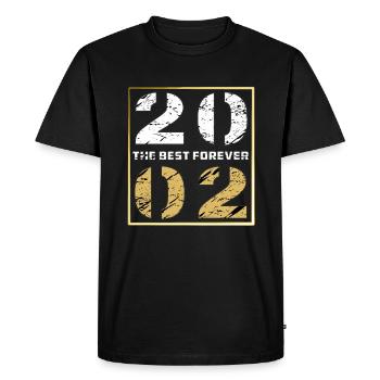 LE MEILLEUR POUR TOUJOURS 2002 - T-shirt Premium bio Homme - noir - Devant - Nico (187cm)