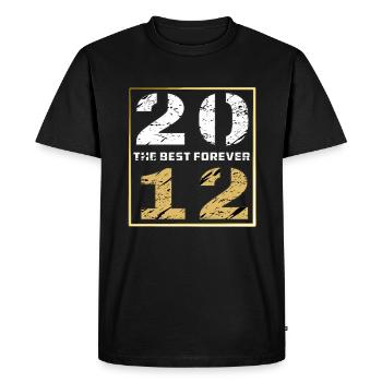 LE MEILLEUR POUR TOUJOURS 2012 - T-shirt Premium bio Homme - noir - Devant - Nico (187cm)