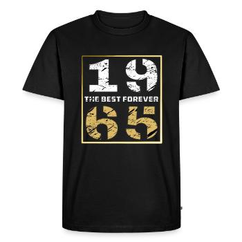 LE MEILLEUR POUR TOUJOURS 1965 - T-shirt Premium bio Homme - noir - Devant - Nico (187cm)