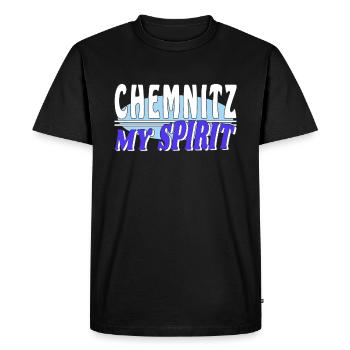 CHEMNITZ MON - T-shirt Premium bio Homme - noir - Devant - Nico (187cm)