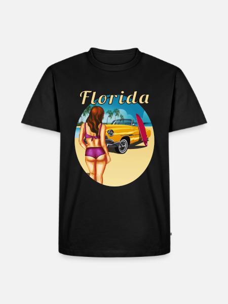 Florida - Men's Premium Organic T-Shirt - black