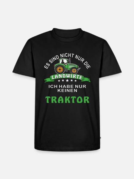 TRACTOR FARMER - Men's Premium Organic T-Shirt - black