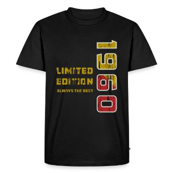 YEAR 1960 - Men's Premium Organic T-Shirt - black - Front - Nico (187cm)