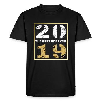 LE MEILLEUR POUR TOUJOURS 2019 - T-shirt Premium bio Homme - noir - Devant - Nico (187cm)