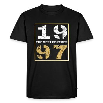 LE MEILLEUR POUR TOUJOURS 1997 - T-shirt Premium bio Homme - noir - Devant - Nico (187cm)