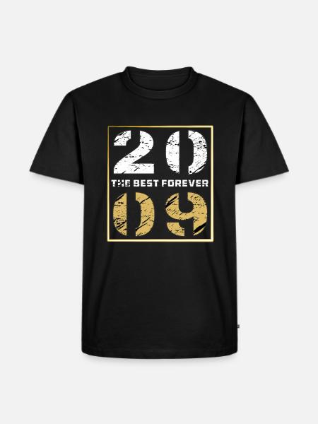 THE BEST FOREVER 2009 - Men's Premium Organic T-Shirt - black