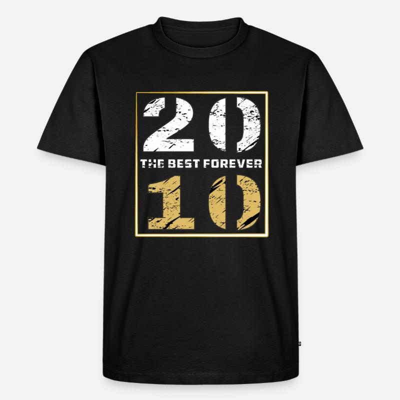 THE BEST FOREVER 2010 - Männer Premium Bio T-Shirt - Schwarz
