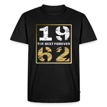 LE MEILLEUR POUR TOUJOURS 1962 - T-shirt Premium bio Homme - noir - Devant - Nico (187cm)