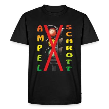 FERRAILLE DE FEU TRICOLORE - T-shirt Premium bio Homme - noir - Devant - Nico (187cm)