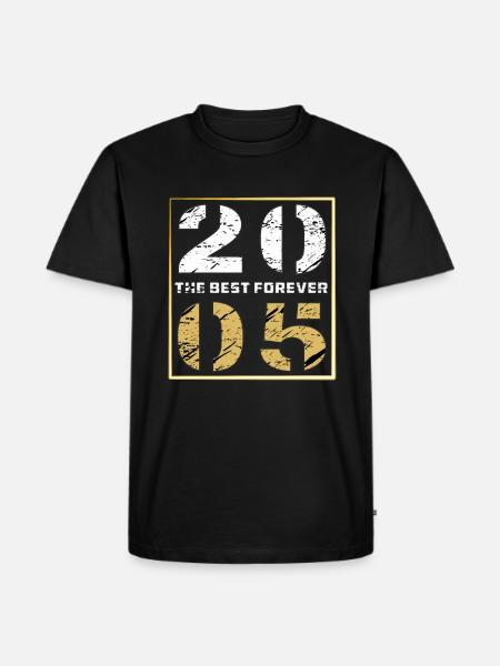 THE BEST FOREVER 2005 - Men's Premium Organic T-Shirt - black