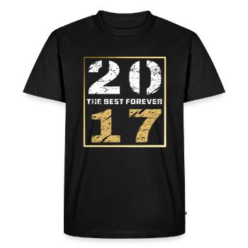 LE MEILLEUR POUR TOUJOURS 2017 - T-shirt Premium bio Homme - noir - Devant - Nico (187cm)