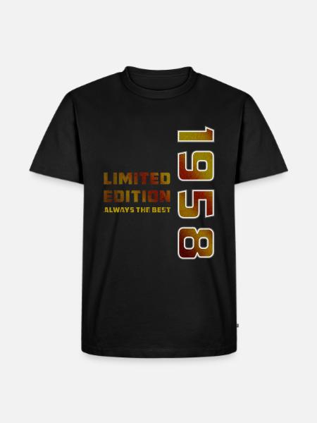YEAR 1958 - Men's Premium Organic T-Shirt - black