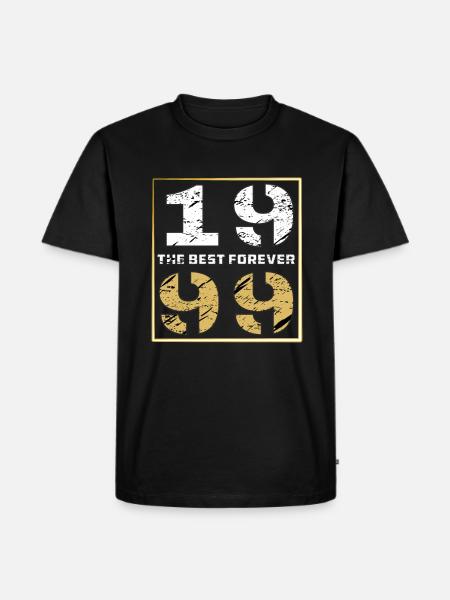 THE BEST FOREVER 1999 - Men's Premium Organic T-Shirt - black