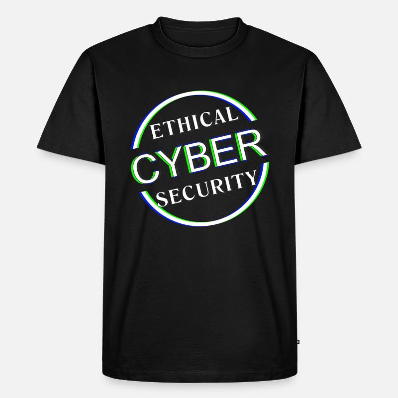 Ethical Cyber Security - Männer Premium Bio T-Shirt - Schwarz