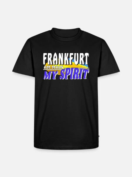 FRANCFORT-SUR-LE-MAIN MON - T-shirt Premium bio Homme - noir