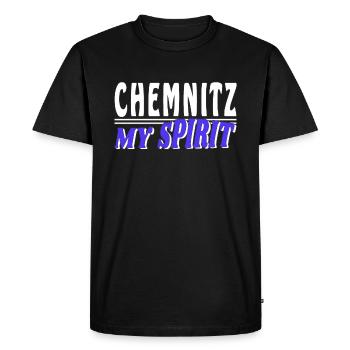 CHEMNITZ MON - T-shirt Premium bio Homme - noir - Devant - Nico (187cm)