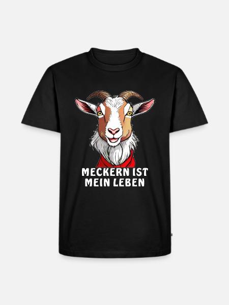 GOAT COMPLAINING IS MY LIFE - Men's Premium Organic T-Shirt - black