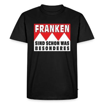 FRANCONIANS ARE SOMETHING SPECIAL - Men's Premium Organic T-Shirt - black - Front - Nico (187cm)