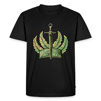 ÉPÉE MÉDIÉVALE DE LA RENAISSANCE - T-shirt Premium bio Homme - noir - Devant - Nico (187cm)