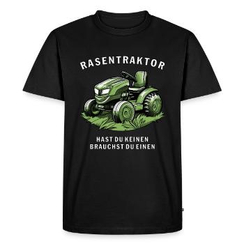 LAWN MOWER LAWN TRACTOR YOU NEED - Men's Premium Organic T-Shirt - black - Front - Nico (187cm)