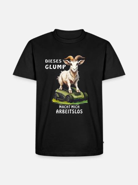 GED ROBOT PLÆNEKLIPPER DENNE GLUMP - Herre Premium økologisk T-shirt - sort