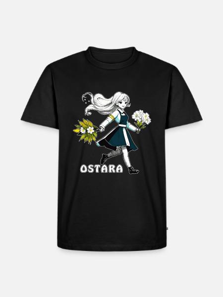MRS. FLOWERS OSTARA - Men's Premium Organic T-Shirt - black