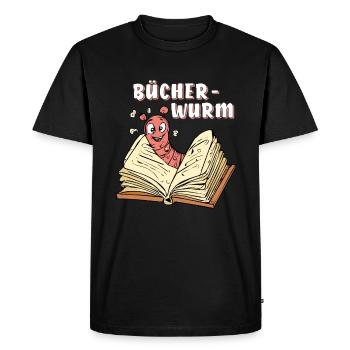 RAT DE BIBLIOTHÈQUE RAT DE BIBLIOTHÈQUE - T-shirt Premium bio Homme - noir - Devant - Nico (187cm)