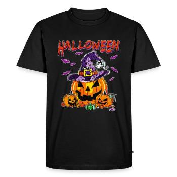 HALLOWEEN - T-shirt Premium bio Homme - noir - Devant - Nico (187cm)