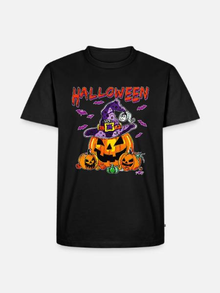 HALLOWEEN - Men's Premium Organic T-Shirt - black
