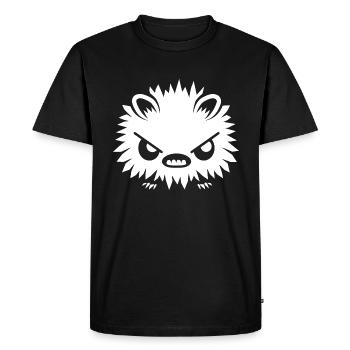 Porc-épic - T-shirt Premium bio Homme - noir - Devant - Nico (187cm)
