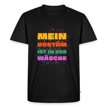 Costume de Carnaval Mon costume est au lavage - T-shirt Premium bio Homme - noir - Devant - Nico (187cm)