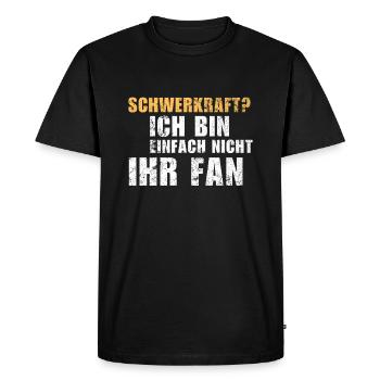 Slackline Slacklife Slacklining - Balance-Profi - T-shirt Premium bio Homme - noir - Devant - Nico (187cm)
