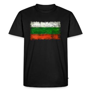 Bulgarie - Bulgarie - T-shirt Premium bio Homme - noir - Devant - Nico (187cm)