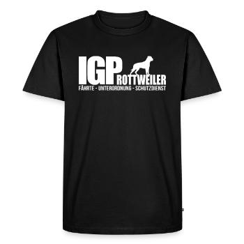 IGP ROTTWEILER Wilsigns Dog Dog Sport Gift - Men's Premium Organic T-Shirt - black - Front - Nico (187cm)