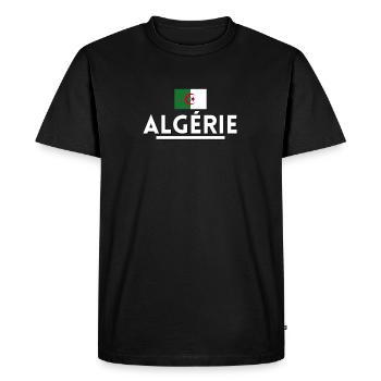 Algérie. cadeau algérie - T-shirt Premium bio Homme - noir - Devant - Nico (187cm)