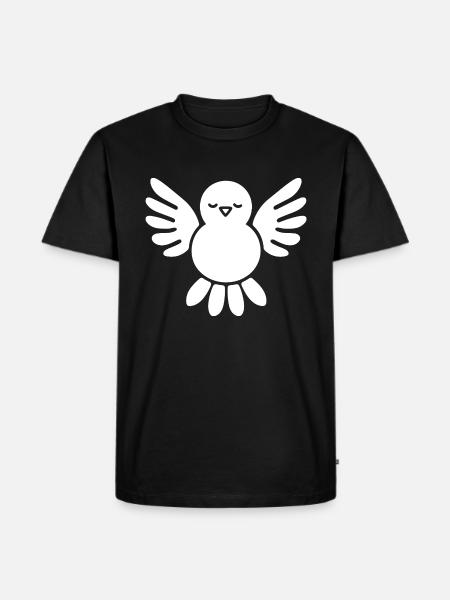 Dove - Men's Premium Organic T-Shirt - black