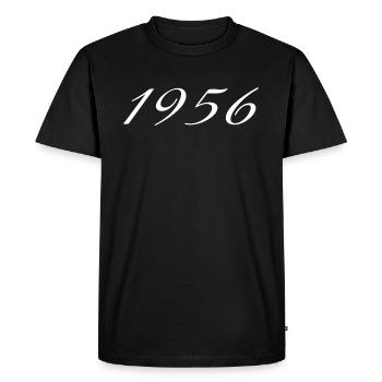 1956 Birthday Gift, Original since 1956 - Men's Premium Organic T-Shirt - black - Front - Nico (187cm)