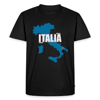 Italy, Puglia, Puglia, Salento, Bari, I love - Men's Premium Organic T-Shirt - black - Front - Nico (187cm)