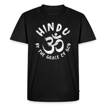 hindouisme - T-shirt Premium bio Homme - noir - Devant - Nico (187cm)
