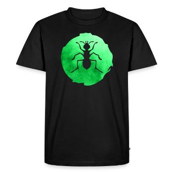 Ants - Men's Premium Organic T-Shirt - black - Front - Nico (187cm)