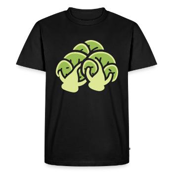 Chou de Bruxelles - T-shirt Premium bio Homme - noir - Devant - Nico (187cm)