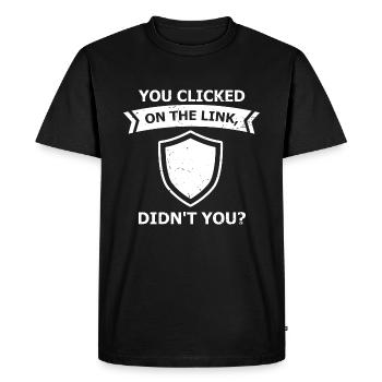 Cybersecurity Design for Hackers and Cyber Security - Men's Premium Organic T-Shirt - black - Front - Nico (187cm)