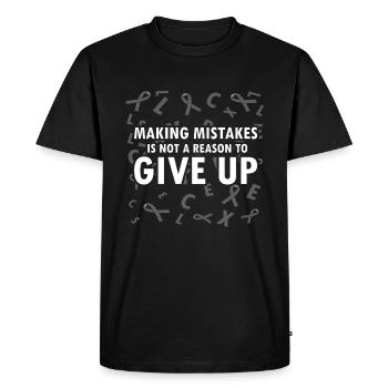 Enseignants de sensibilisation à la dyslexie et de dyslexie - T-shirt Premium bio Homme - noir - Devant - Nico (187cm)
