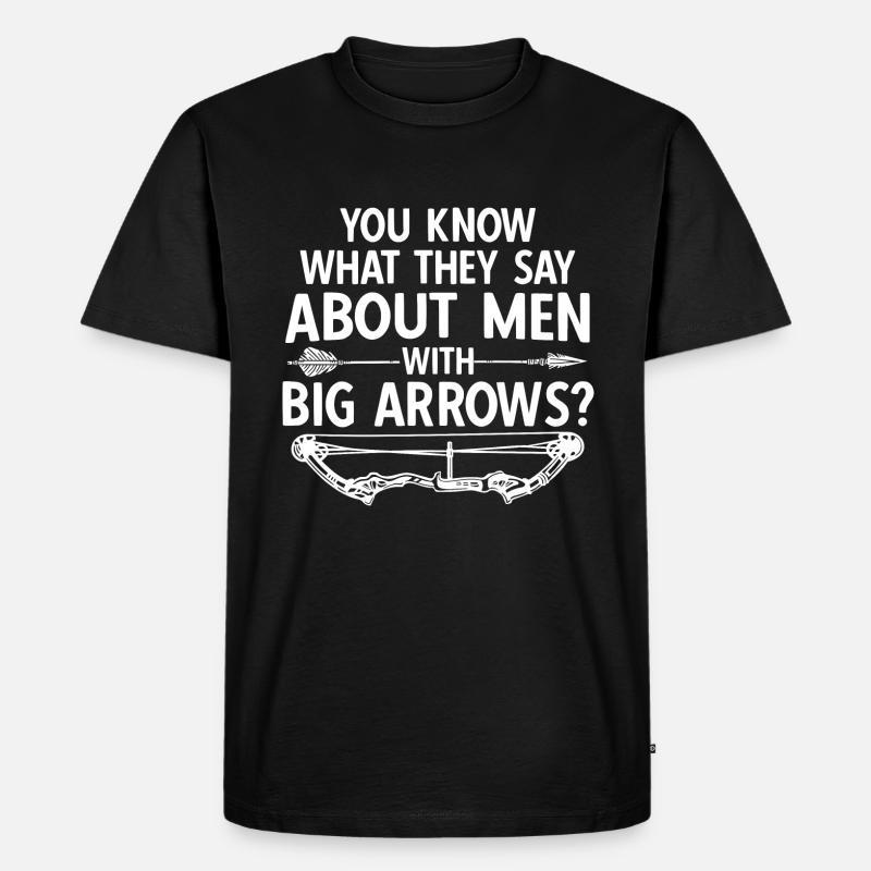 Bogenschießen Archery - Männer Premium Bio T-Shirt - Schwarz
