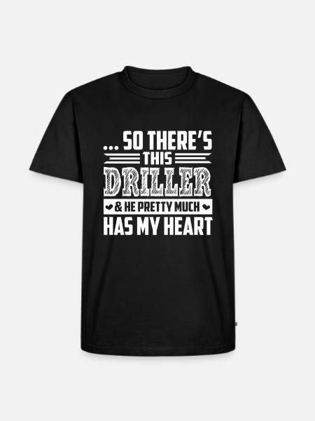 Driller I love my Driller - Men's Premium Organic T-Shirt - black