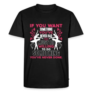 Ballet Dancer Proud Ballet Dancer - Men's Premium Organic T-Shirt - black - Front - Nico (187cm)