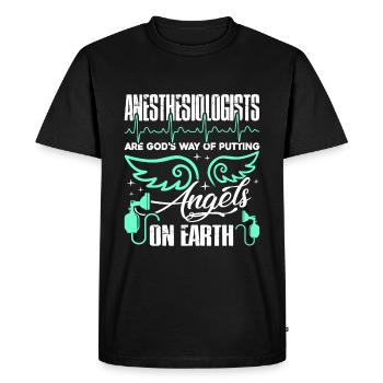 Anesthesiologist God Made Anesthesiologist - Men's Premium Organic T-Shirt - black - Front - Nico (187cm)