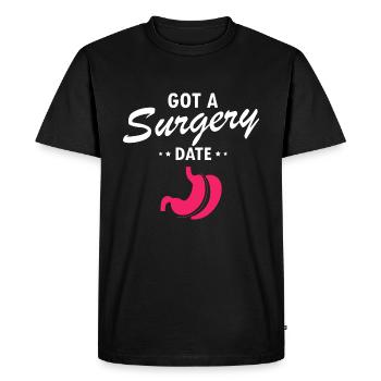 Conception de pontage gastrique et de pontage gastrique - T-shirt Premium bio Homme - noir - Devant - Nico (187cm)