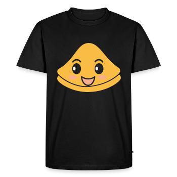 Crêpes Bretagne humour crêpe - T-shirt Premium bio Homme - noir - Devant - Nico (187cm)