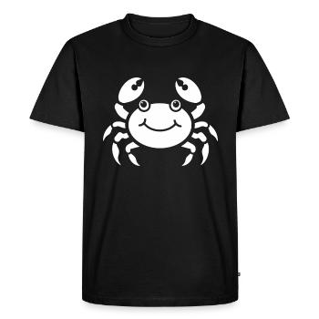 Crabe - T-shirt Premium bio Homme - noir - Devant - Nico (187cm)